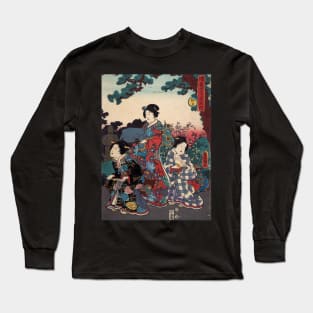 Three traditional Japanese women Long Sleeve T-Shirt